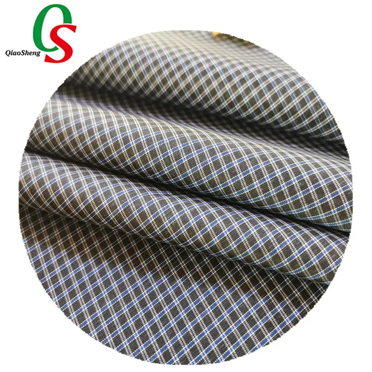 
Checked print polyester fabric strong stretch fabric textile for outdoor 