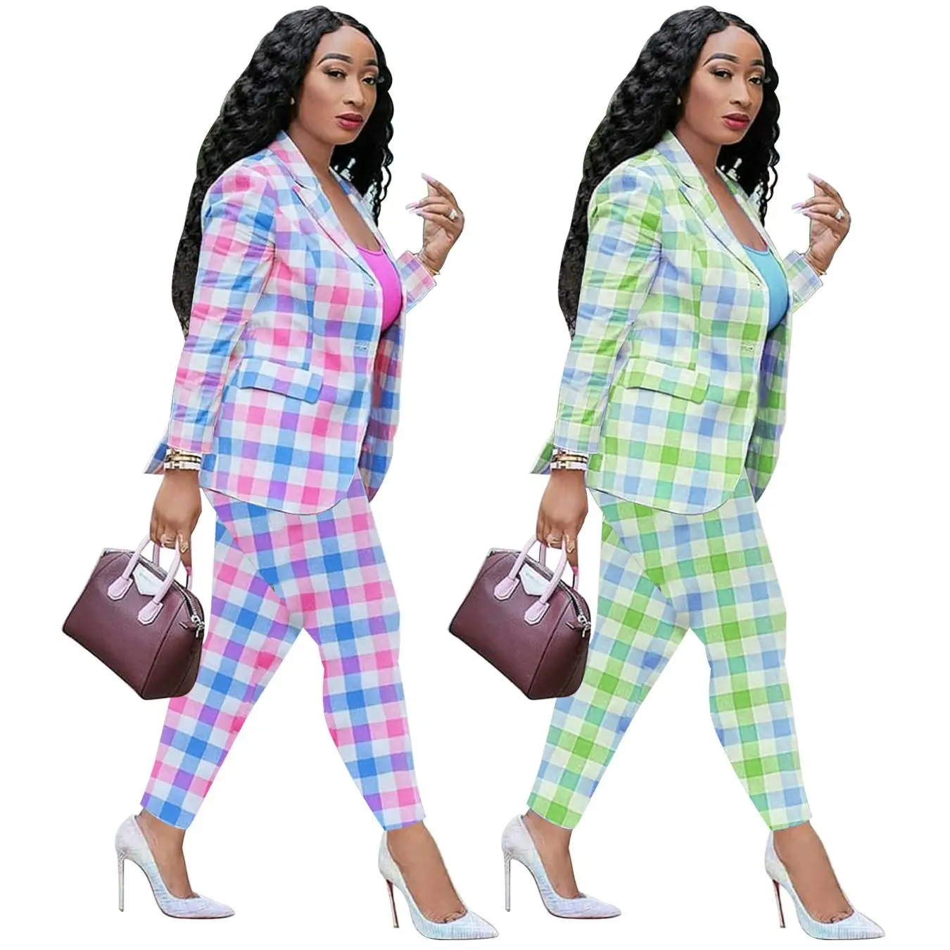 

Hot Sell Print Plus Size Sets Women Fall Two Pieces Set Women Clothing