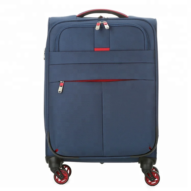 

Travel Luggage Bags High Quality Polyester  Customized Unisex Combination Lock Nylon 4 Spinner 360 Degree Wheels