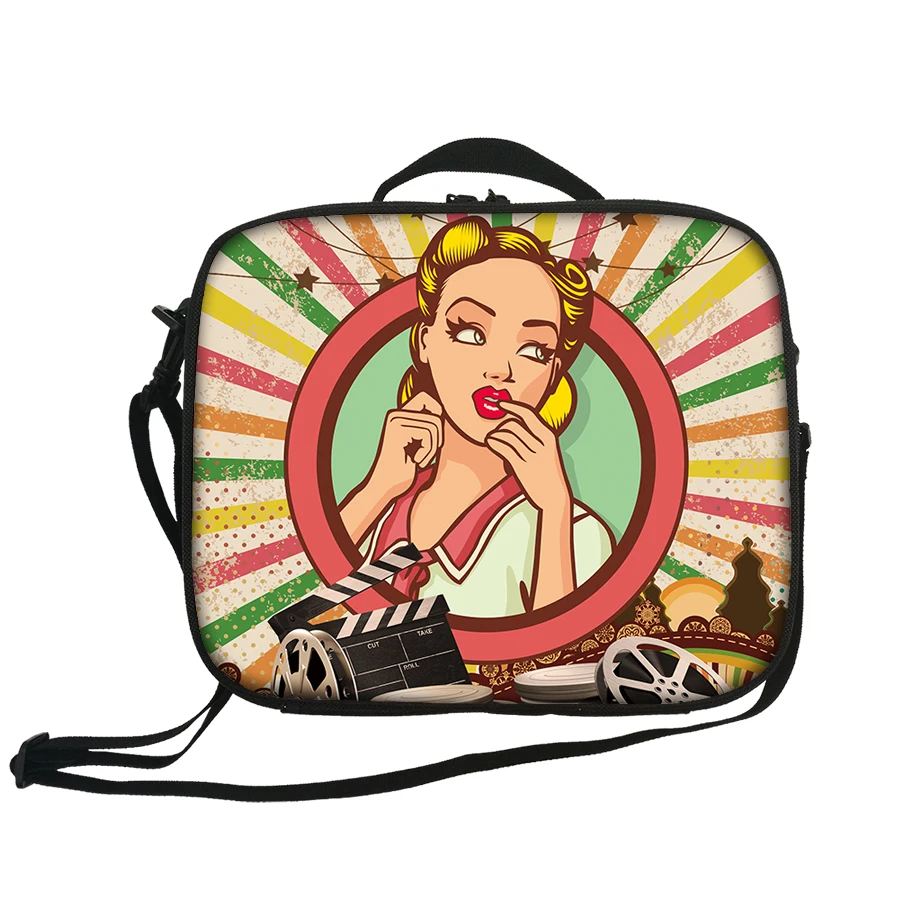 

Cheap bag beautiful girl printed children lunch bag kid reusable lightweight lunch bag classic easy to carry fit for little girl
