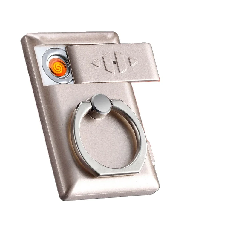 

DEBANG 2020 USB phone holder Lighter phone Encendedor Custom Logo Windproof Lighter