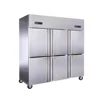 Pesi Supermarket Freezer Kitchen Worktable Compressor Drawer 4 Door Commercial Refrigerator