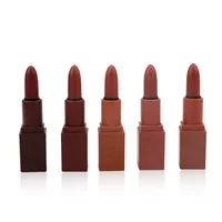 

5 Colors / Set Organic Custom Lipstick Makeup Of Private Label