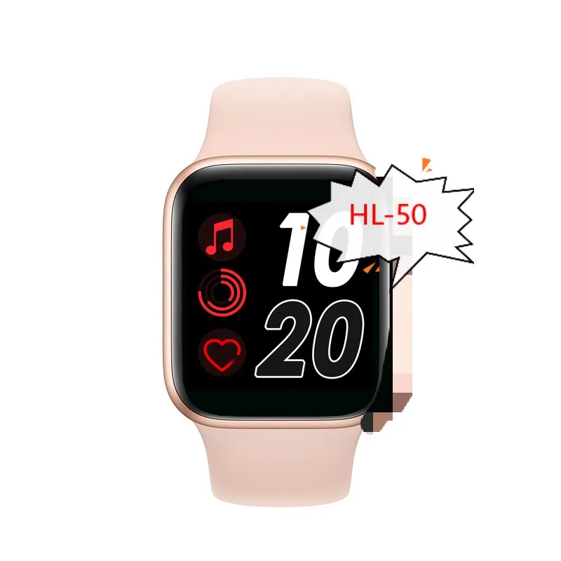 

HL-50 Tft BLE Touch Screen T55 X6 T500 W26 2021 wireless bt W46 Ip67 Waterproof Smart Watch with Heart Rate Monitor call watch 6