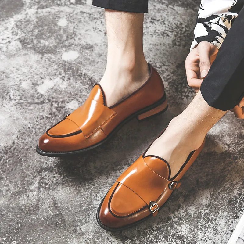

Amazon hot seller fashion soft sole boat driving shoes leather mens casual loafers