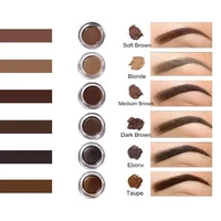 

Wholesale makeup cosmetics 11 colors waterproof long lasting eyebrow cream private label smudgeproof eyebrow pomade eyebrow gel