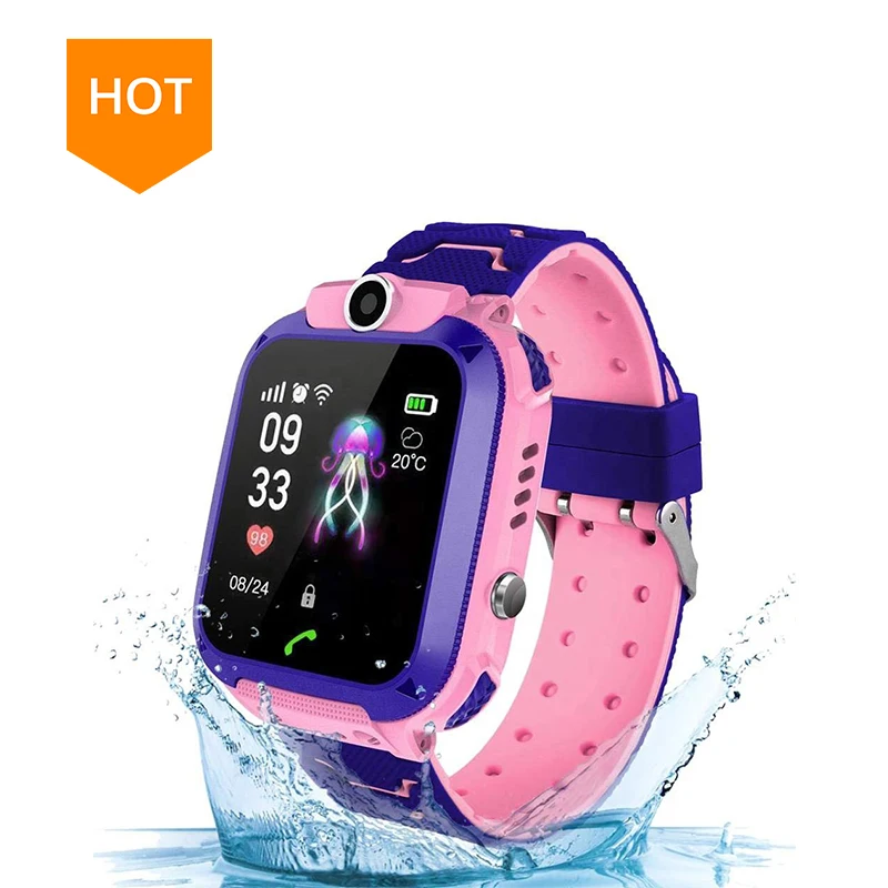 

Waterproof boys girls GPS kids android smartwatch 2019 children smart watch phone with camera sim card