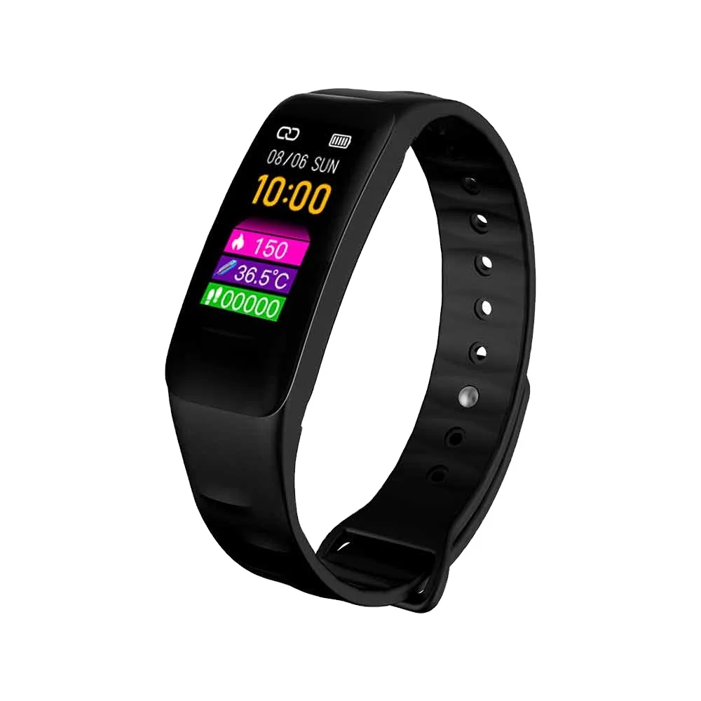 
Factory Directly Wholesale Fitness Watch Smart Bracelet With Temperature Sensor 