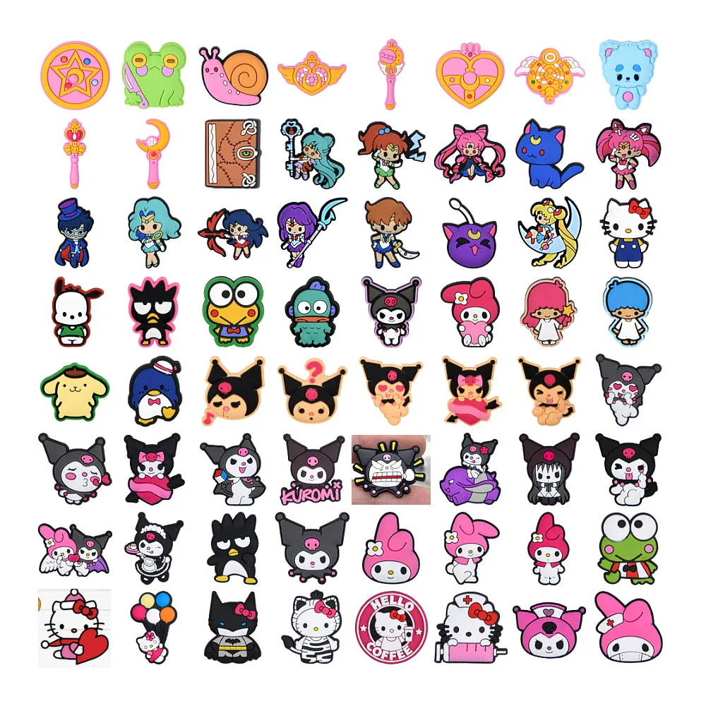 

Trendy Shoe Charms Fit For Clog Pins Accessoris For Shoe Decoration Gifts For Kids Boy Girls Adults Men Women