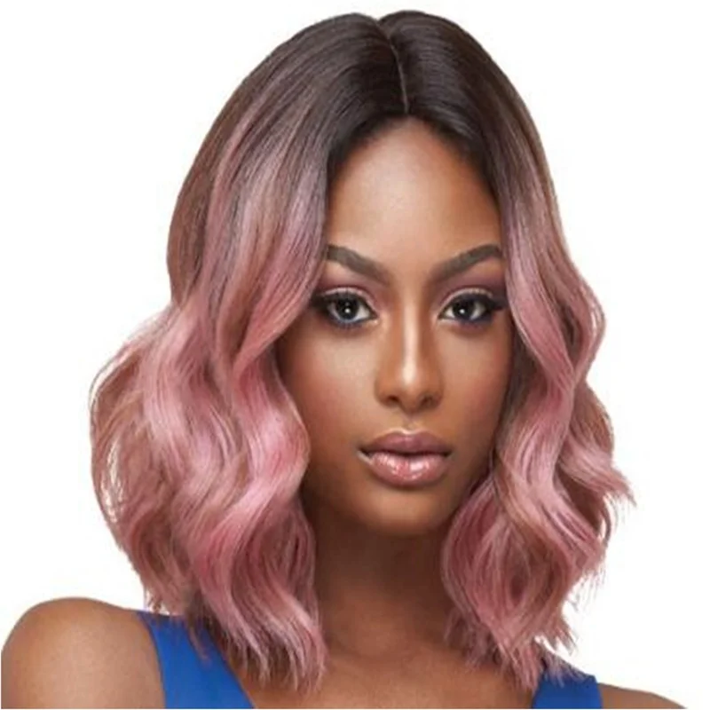 

Fashion Design Peruvian Human Hair Lace Front Closure Short Bob Wig Wholesale Curly Human Hair Bob Peruvian Wigs