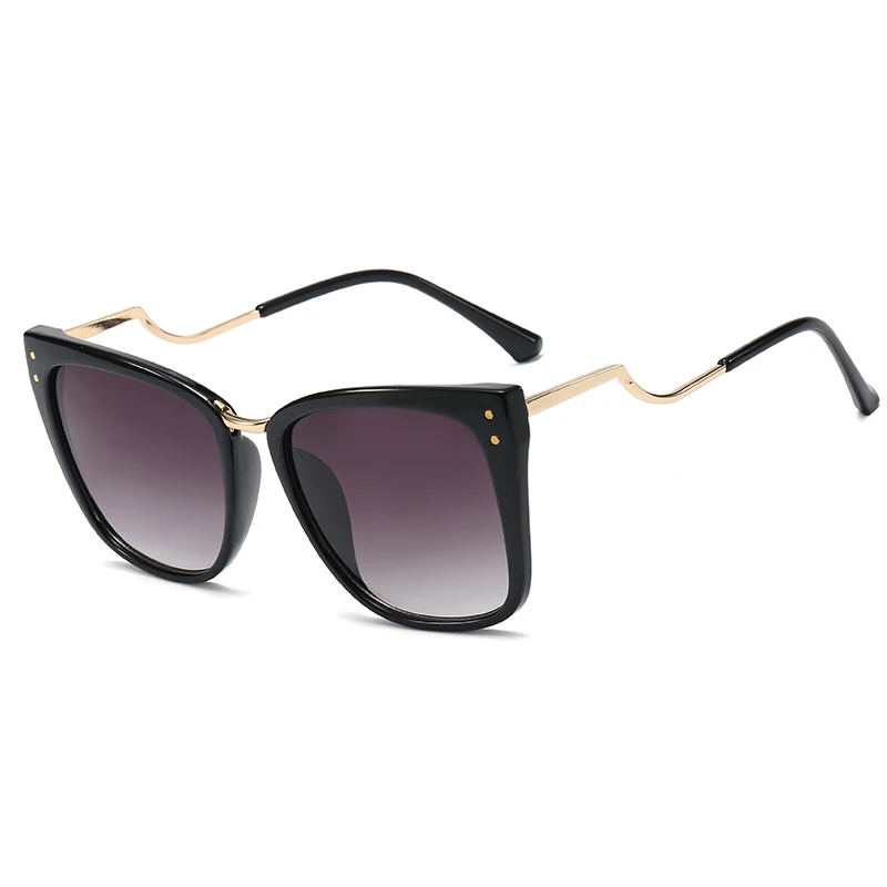

MS 95252 New Arrival Designer Sunglasses Authentic Trendy Square Sun Glasses Personality Temples Shades Sunglasses Women