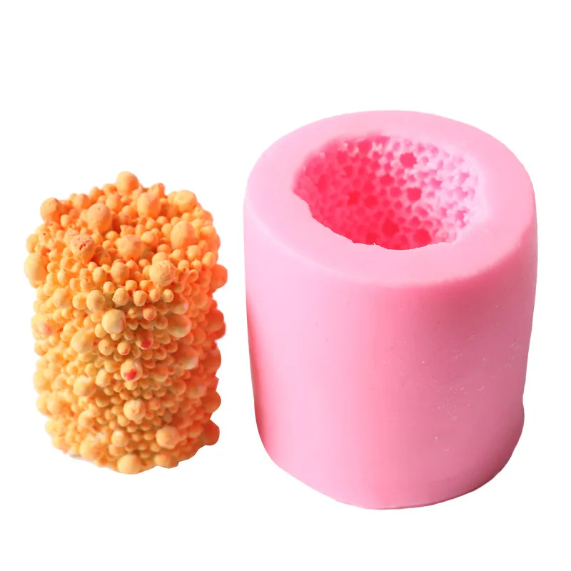 

B-3154 Honeycomb pearl silicone Candle Mold chocolate sugar cake baking mold aromatherapy gypsum silicone mold