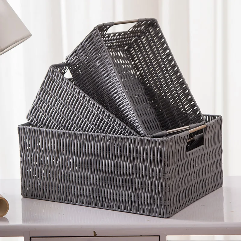 

multifunctional laundry basket plastic storage laundry plastic basket storage box grey storage plastic basket bathroom, Customized color