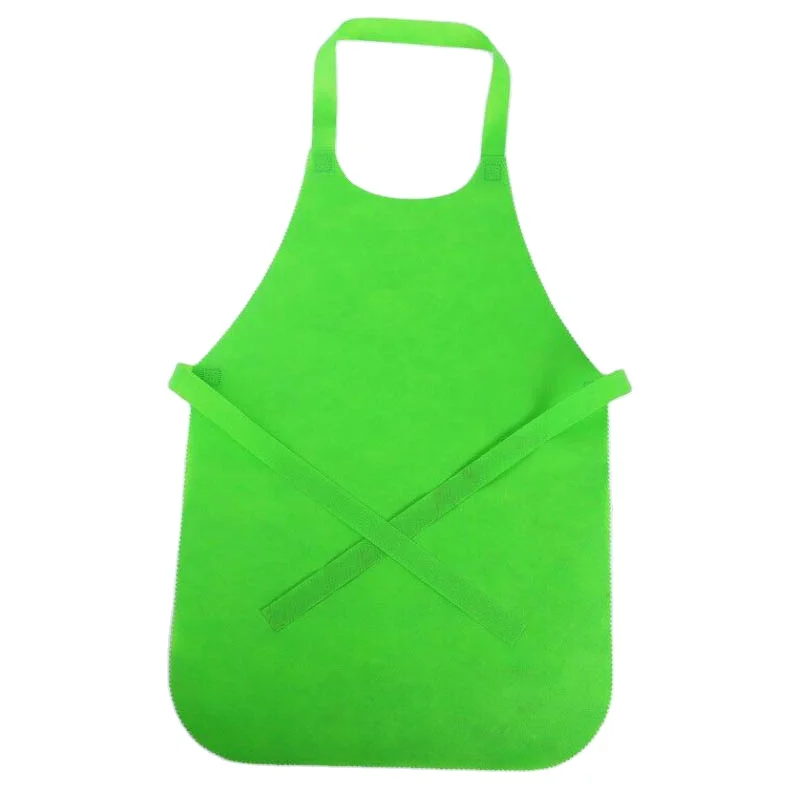 

Custom Logo Non-Woven Waterproof Printing Disposable Adult Apron Bib
