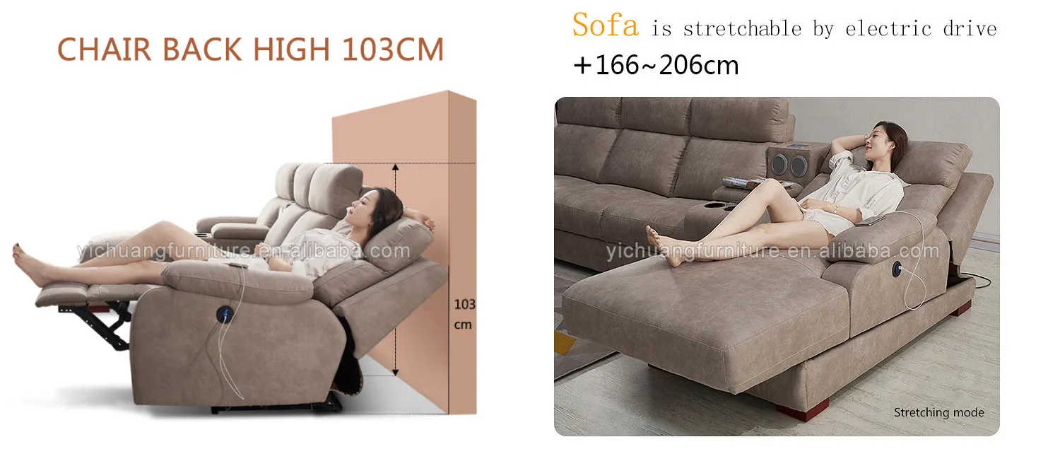 Home Furniture Comfortable Couch Electric Smart Recliners Living Room