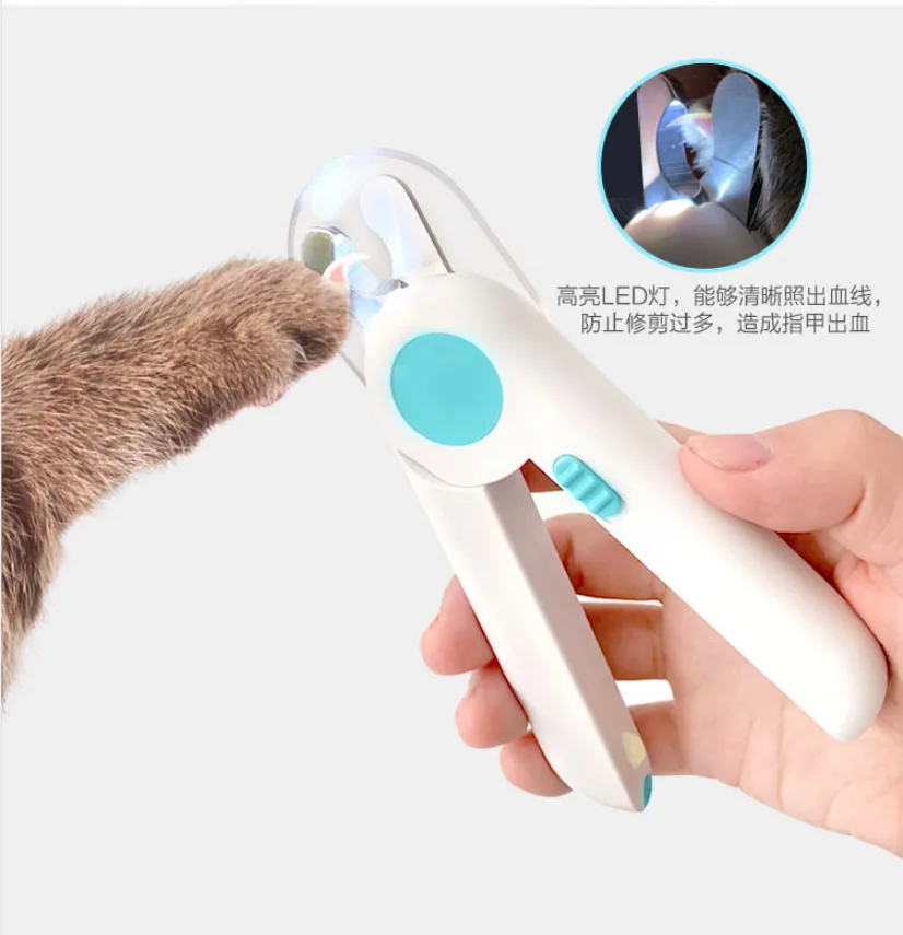 

JXANRY Care Tool Led Light Great Pet Grooming Sharp Cutter Abs Led Pet Dog Nail Clipper, Customized color