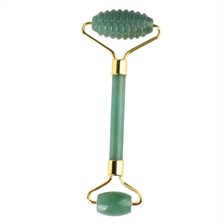 

Natural White Green Aventurine Jade Roller For Facial Anti-wrinkle And Anti-Aging