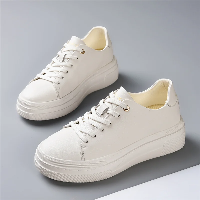 

New Model Women White Casual Sneakers High Quality Breathable Shoes