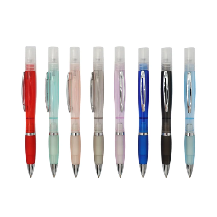 
customer big logo cheap promotion hand sanitizer spray pen 