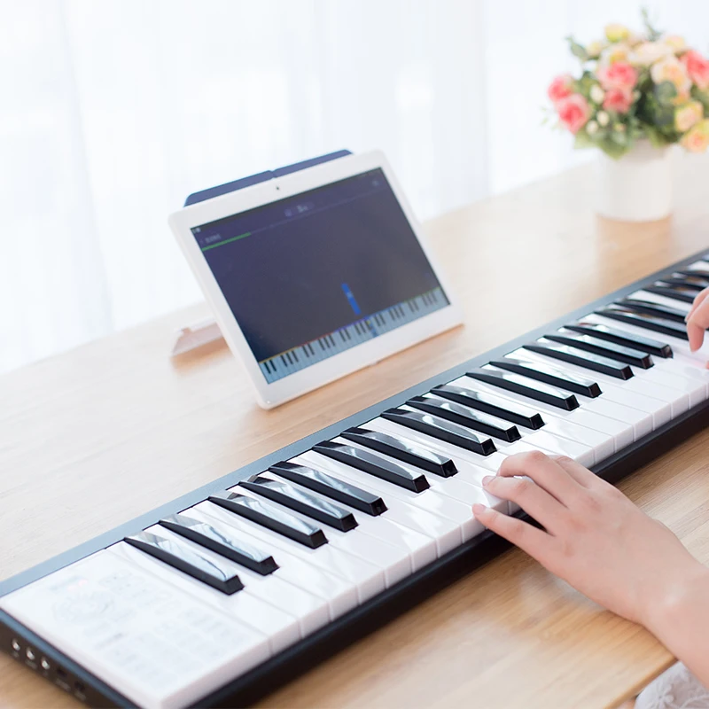 

Hot sale digital electronic organ piano 88 key musical keyboard piano with midi, Picture color