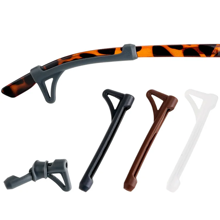 

Upgrade anti-slip Silicone Eyeglasses Temple Tips Sleeve Retainer-Sleeve with Hook design