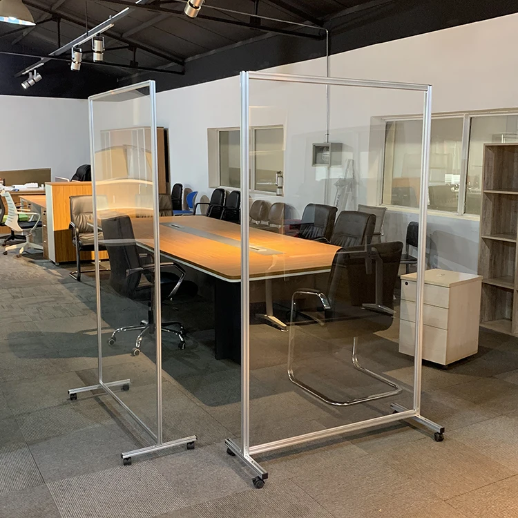 Wholesale Clear Acrylic Mobile Partition Plexiglass Transparent Room