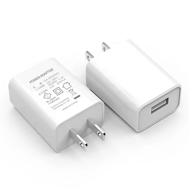 

Japan PSE certificated 5v 2a travel USB wall charger for mobile phone, Normal white,black optional