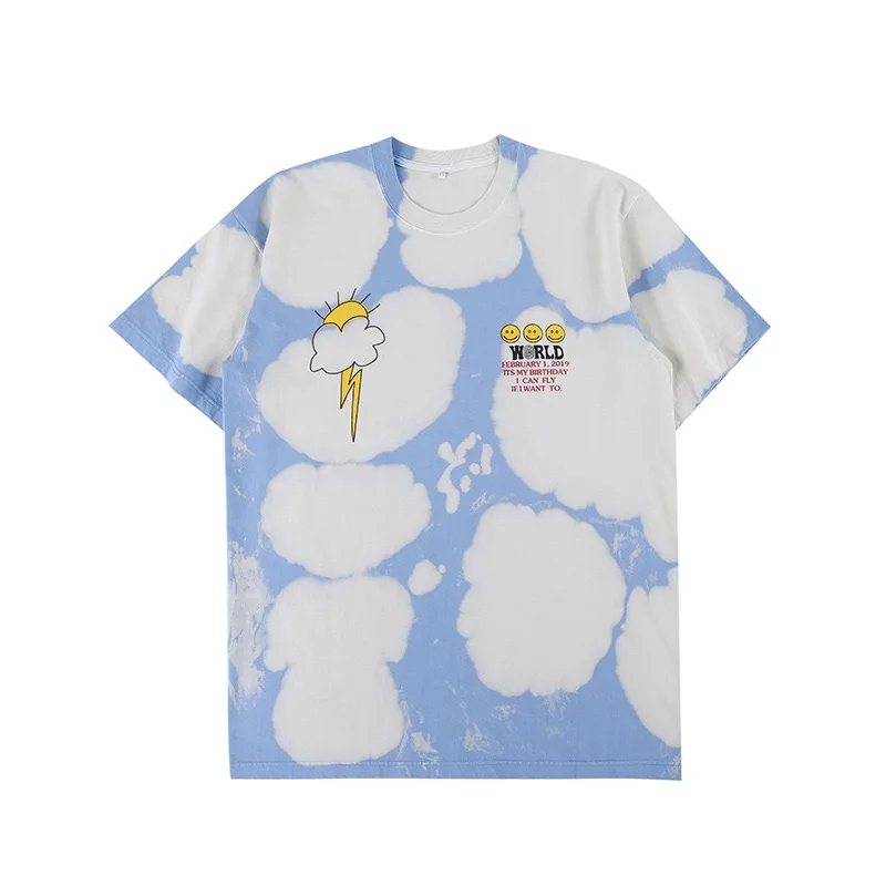 

2020 New Arrival Custom T Shirts Men's Tie Dye T Shirts With Print, As picture