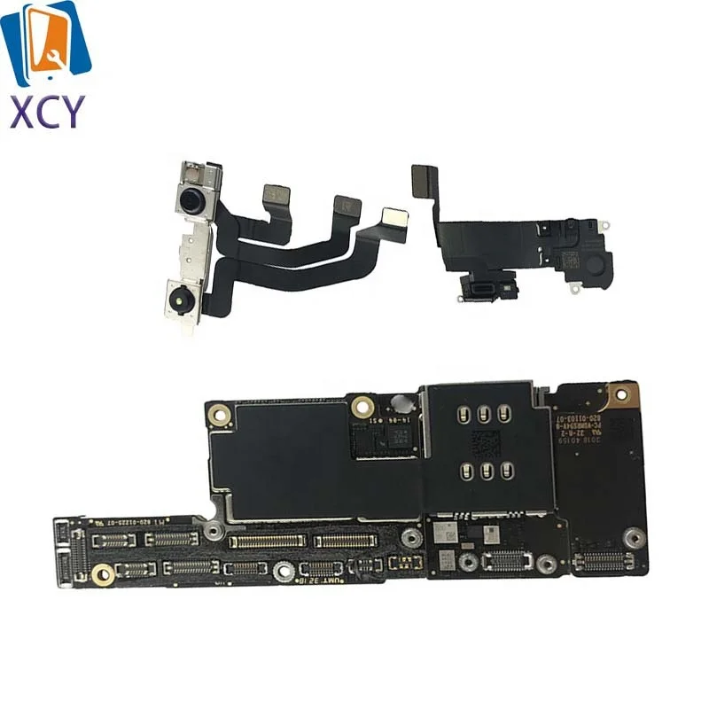 

Good Working Motherboard For Phone X XS XSMAX XR Mainboard 64G 256G With Without Face ID Icloud Clean Test Well PCB Board