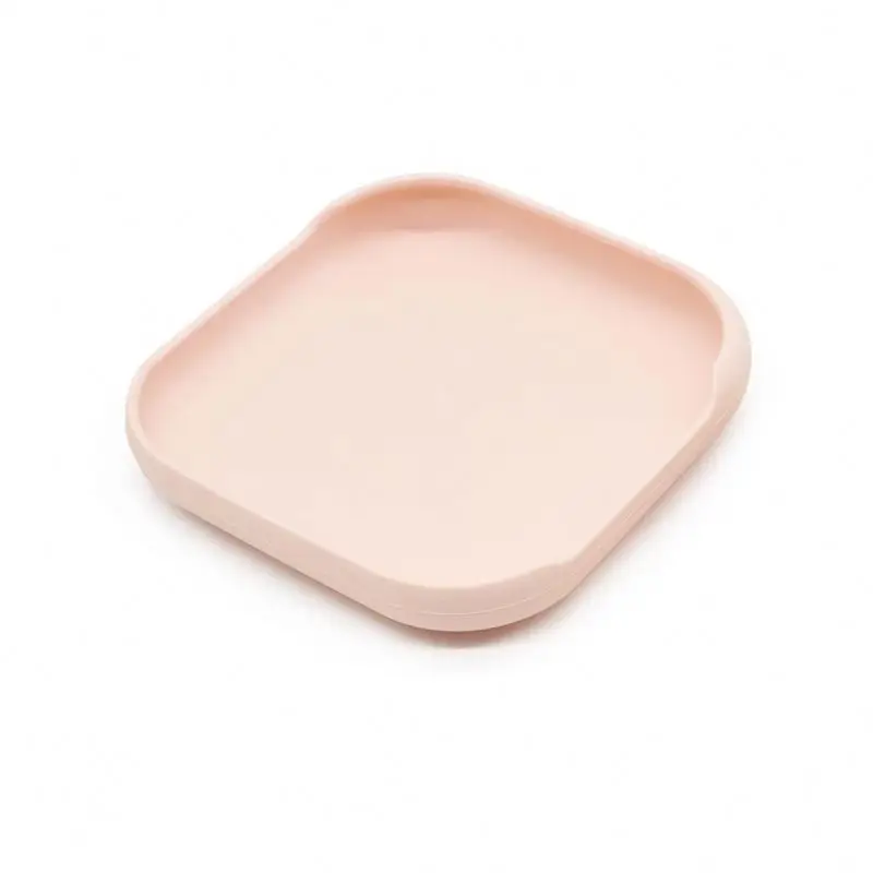 

2021 Wholesale Food Grade Silicone Toddler Feeding Plate Non-Slip Divided Suction Silicone Baby Plates Bowls