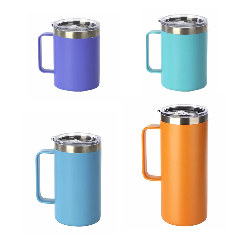 

Vacuum double wall 304 stainless steel 32oz sublimation straight tumbler, Black, blue, orange