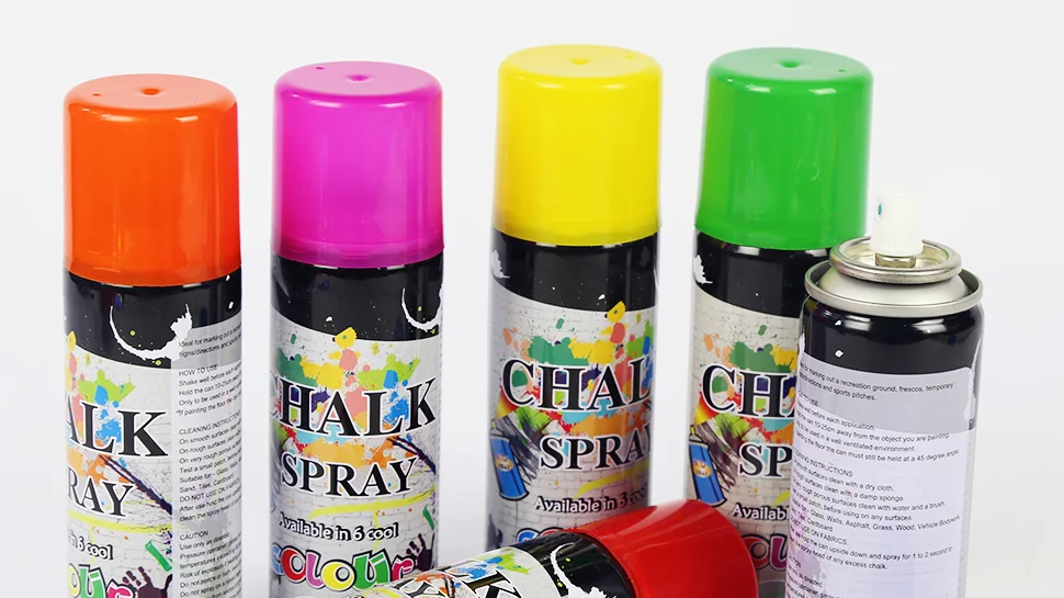 175ml Washable Temporary Marking Chalk Spray Paint Buy Chalk Spray
