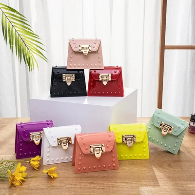 

Wholesale Jelly Bags For Girls Women Hand Bags And Ladies Candy Mini Jelly Purse Small Handbag
