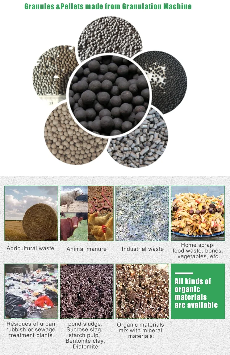 KHL-500 Cow Dung Waste Compost Organic Fertilizer Granular Making Machine