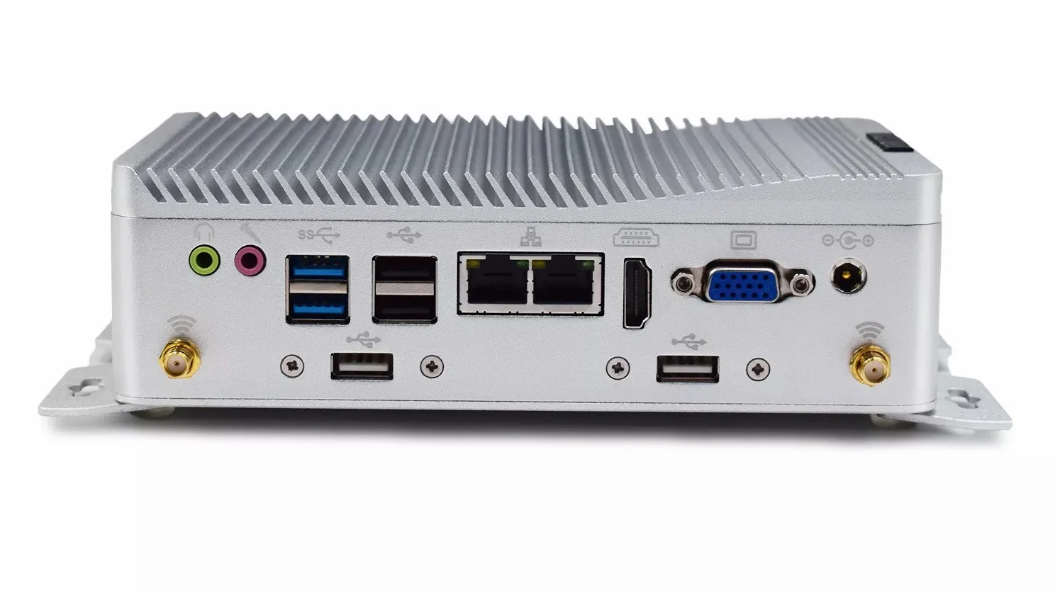 6 Rs232 Gpio Industrial Pc J1900 Dual Lan Mini Pc Computer Hardware