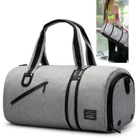 

TUGUAN In Stock Canvas Duffel Bag Custom Gym Exercise Bag With Shoe Compartment