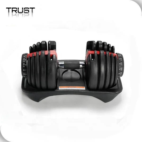 

5-52.5lbs Bodybuilding cross fit dumbbell kit fitness, Red/yellow+black