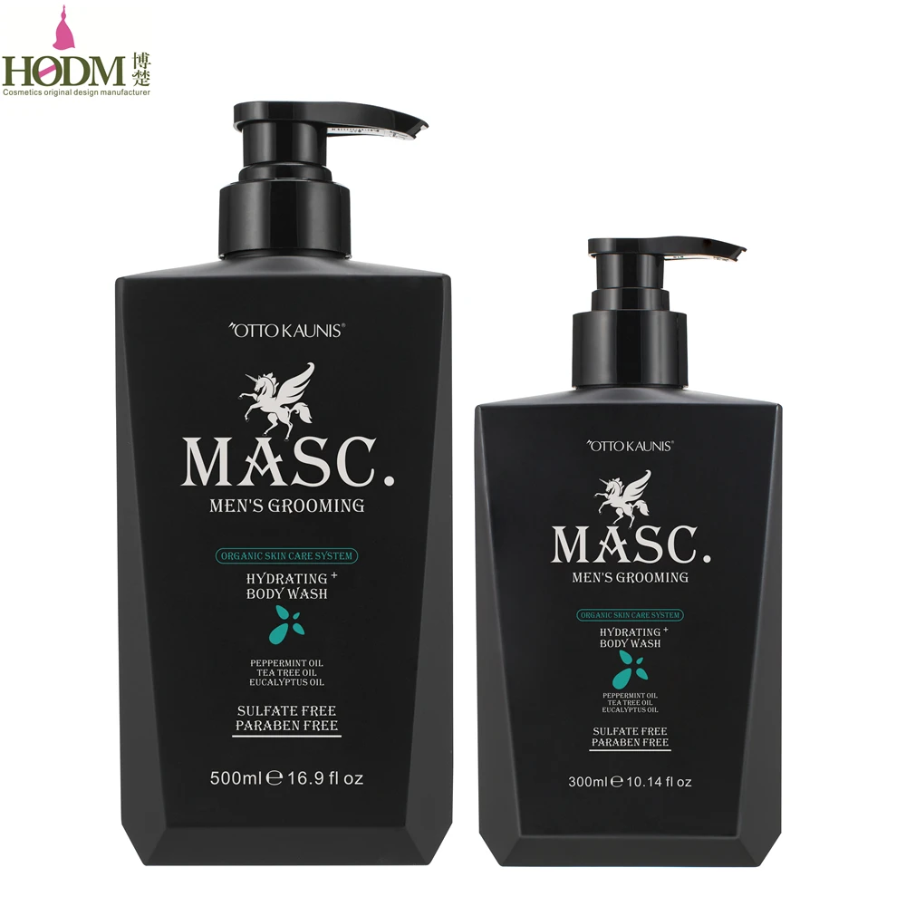 
Private Label OEM ODM Natural Body Tea Tree Oil and Peppermint Oil Sulfate Free Men Body Wash 