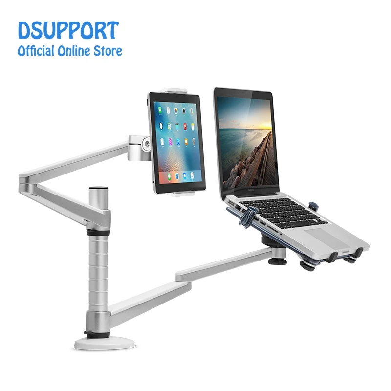 

OA-9X Lazy Tablet Laptop Stand Adjustable Height Rotatable Holder for Notebook within 10-16 inch and Tablet PC 4.7-12.9 inch