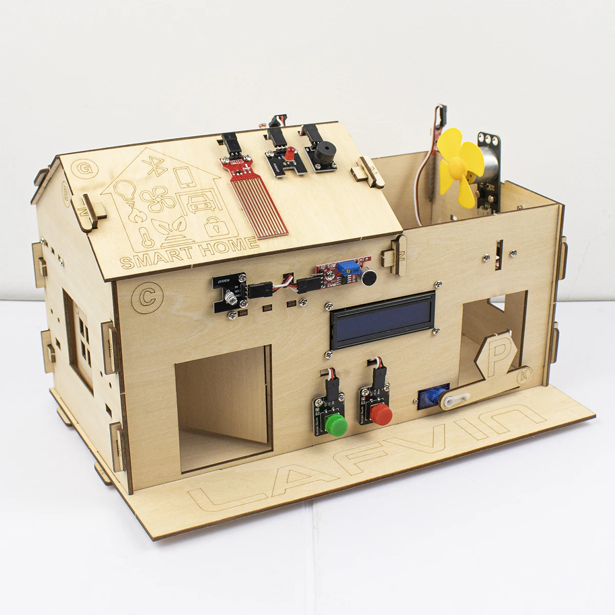 

NEW!! LAFVIN Smart Home House Kit / Learning Programming Kits with R3 Board for DIY STEM with Tutorial for arduinos