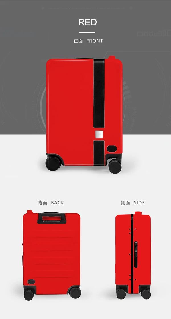 2020 smart suitcase effort saving automatic follow carrying luggage trolley scooter suitcase