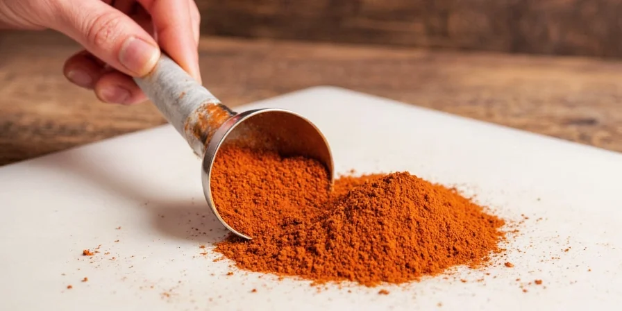 Healthy ingredients featuring chile ancho powder