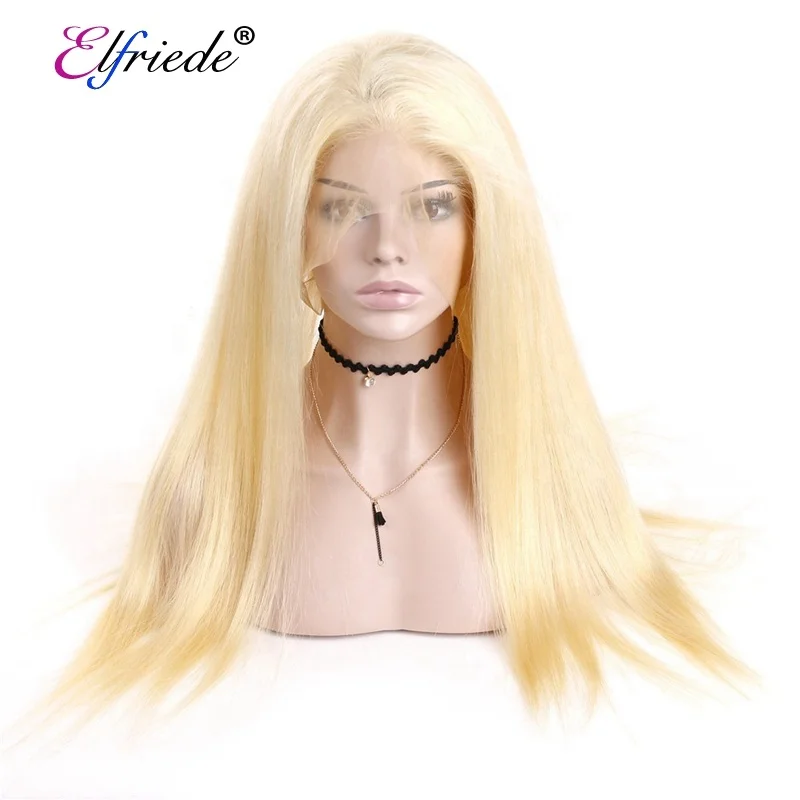 

#613 Straight Blonde Top Grade Brazilian Virgin Remy Human Hair Lace Front Wigs SLD-01
