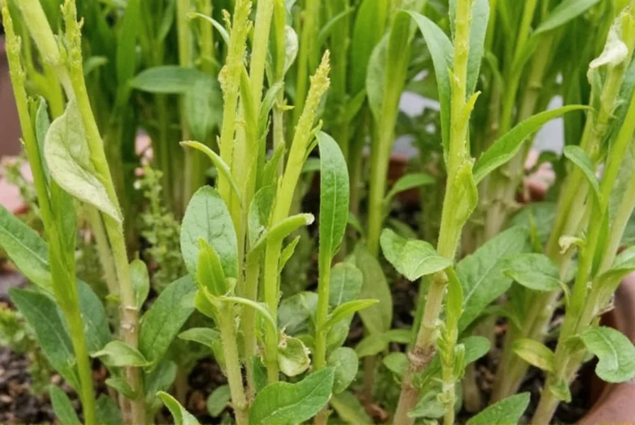 Fresh ginger rhizomes planted in well-draining soil with growth buds visible