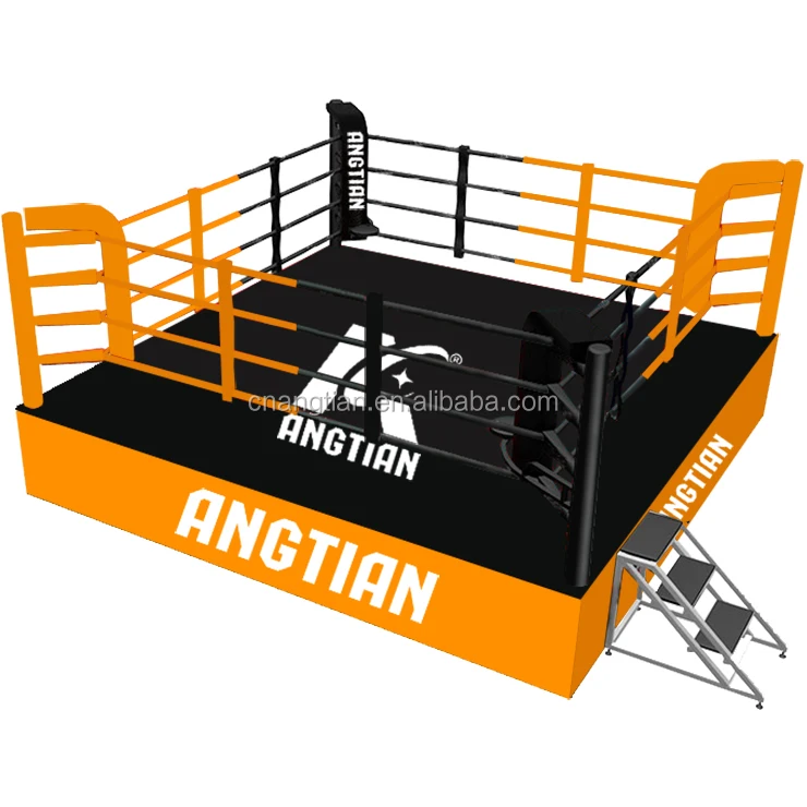 

Hot selling high quality Professional mma match used boxing equipment sale wrestling muay thai Sanda ring boxing, Customerized