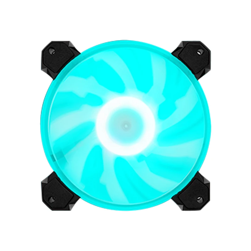 

Super September Fast Delivery LED Light Fan 120mm Best Computer Fan 12V DC For Gaming Case, Ice blue led lamp