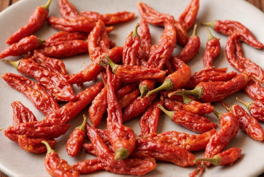 Freshly rehydrated chili peppers in a bowl