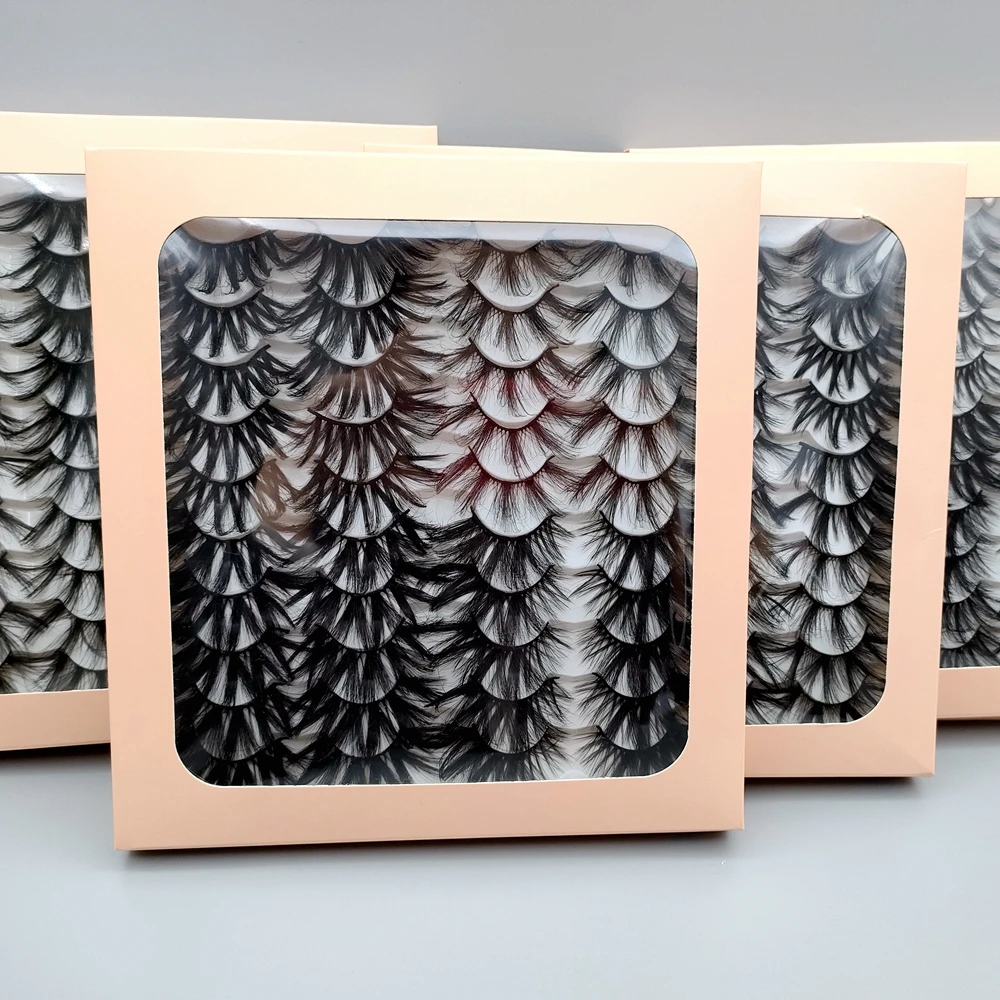 

clear arcylic lashes box own brand wholesale eyelash vendor paper lash box