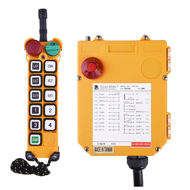 

F24-10D wireless crane industrial truck manufacturer of remote controls