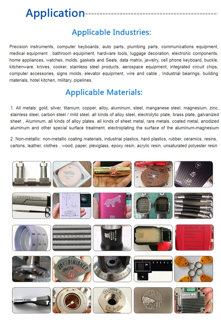 Factory price polyresin spoon laser engraving marking printing machine laser marking optical co2 fiber laser marking machine